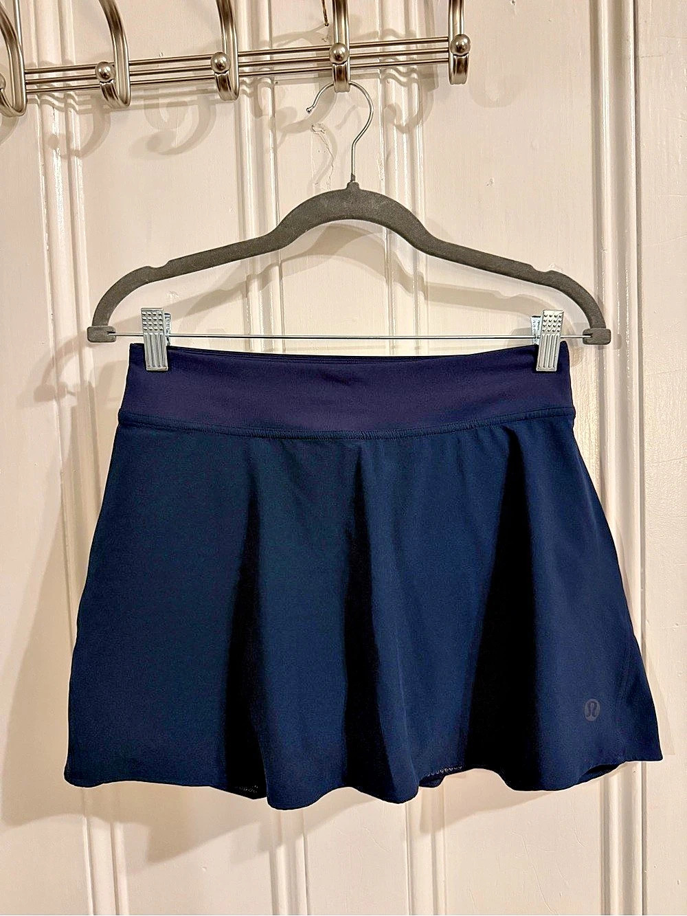Lululemon Court Rival High-Rise Skirt Athletic Shorts in Blue Like New